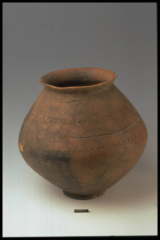 urna biconica - cultura di Golasecca (sec. VII a.C)