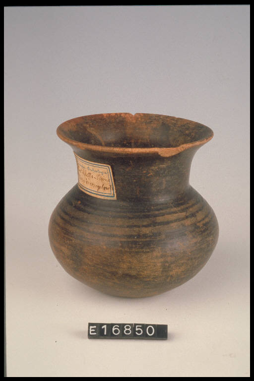 bicchiere globulare - cultura di Golasecca (fine/ inizio secc. VI/ V a.C)