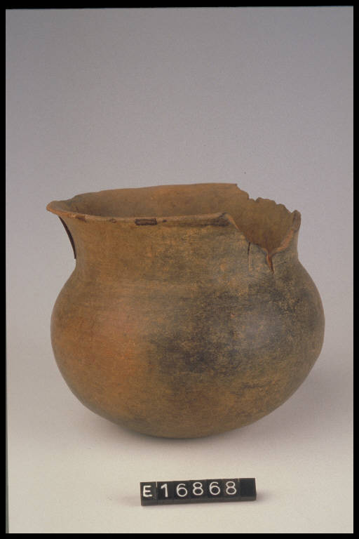 bicchiere globulare - cultura di Golasecca (secc. VII/ VI a.C)