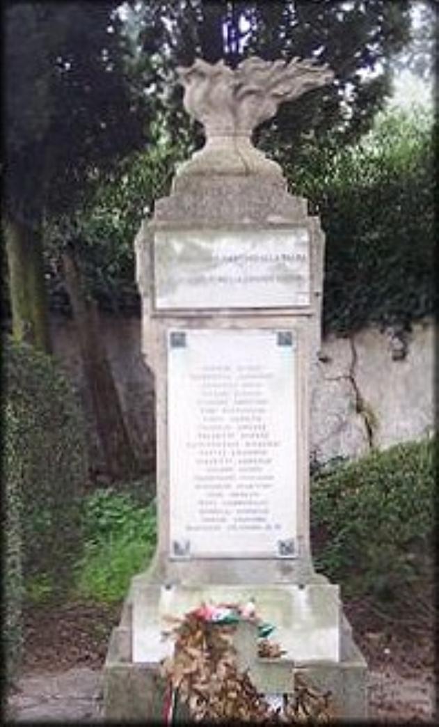 soggetto assente (monumento ai caduti - a cippo) - ambito toscano (sec. XX)