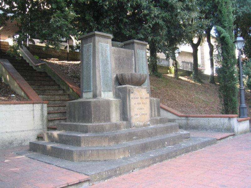 soggetto assente (monumento ai caduti - a fontana) - ambito toscano (sec. XX)