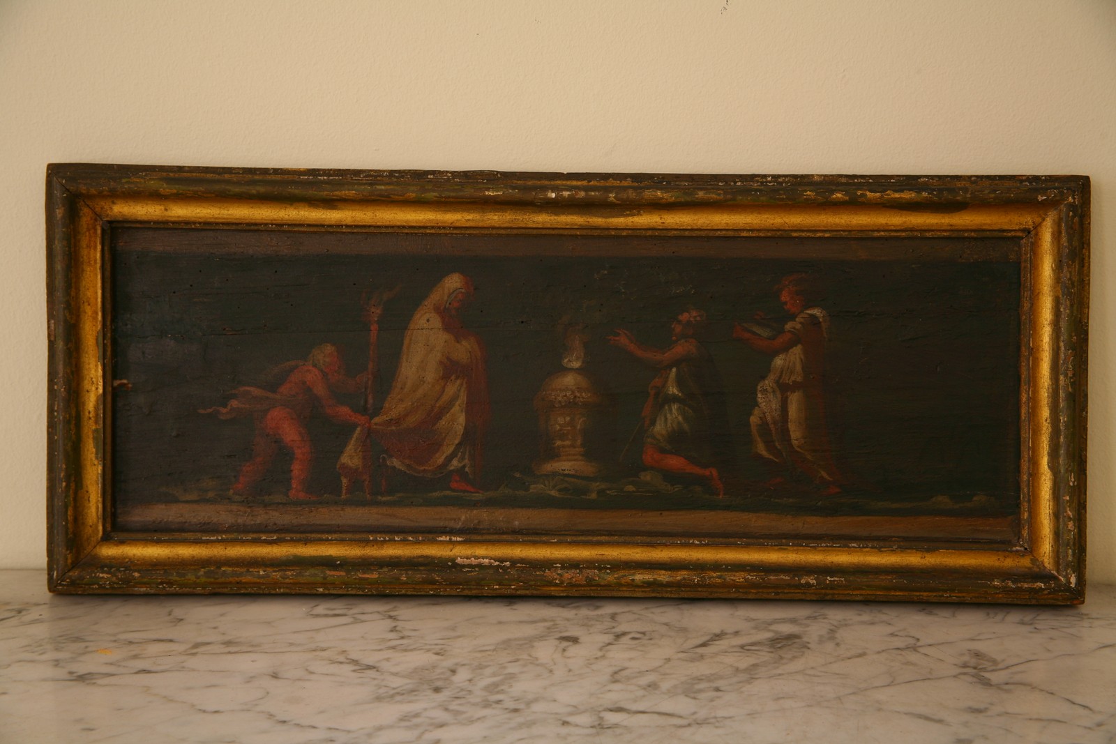 Scena di preghiera, Scena di sacrificio (dipinto) di Sanzio Raffaello (scuola) (primo quarto sec. XVI)