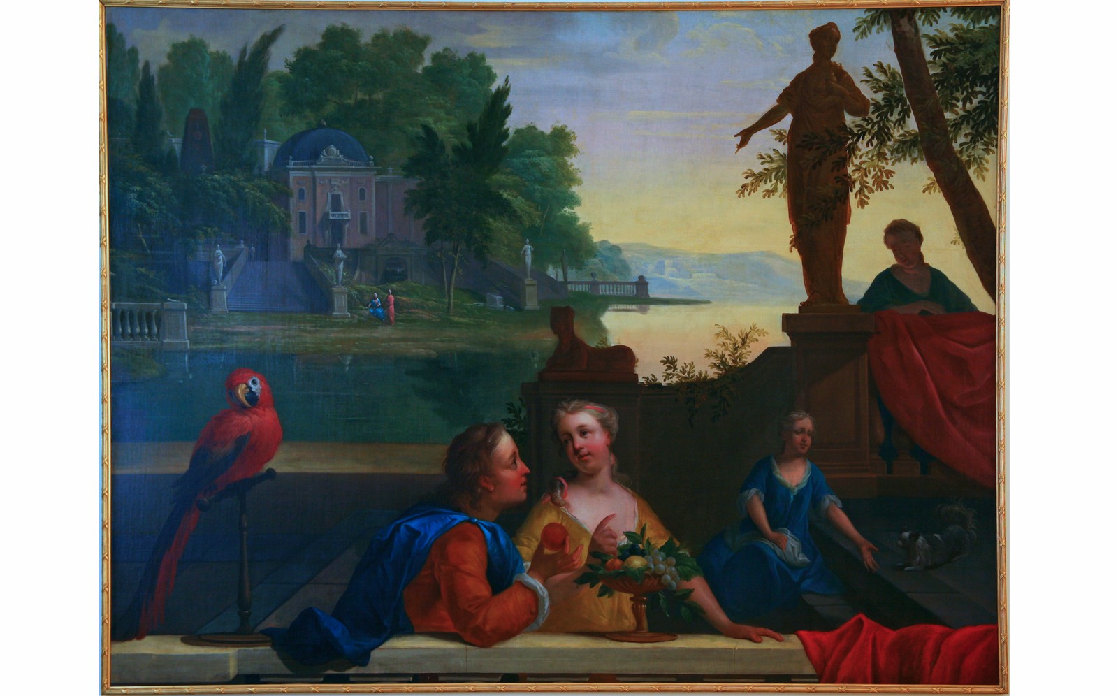 Allegoria del gusto, Allegoria (dipinto, serie) di Dionys Van Nijmegen (attribuito) (XVIII secolo)
