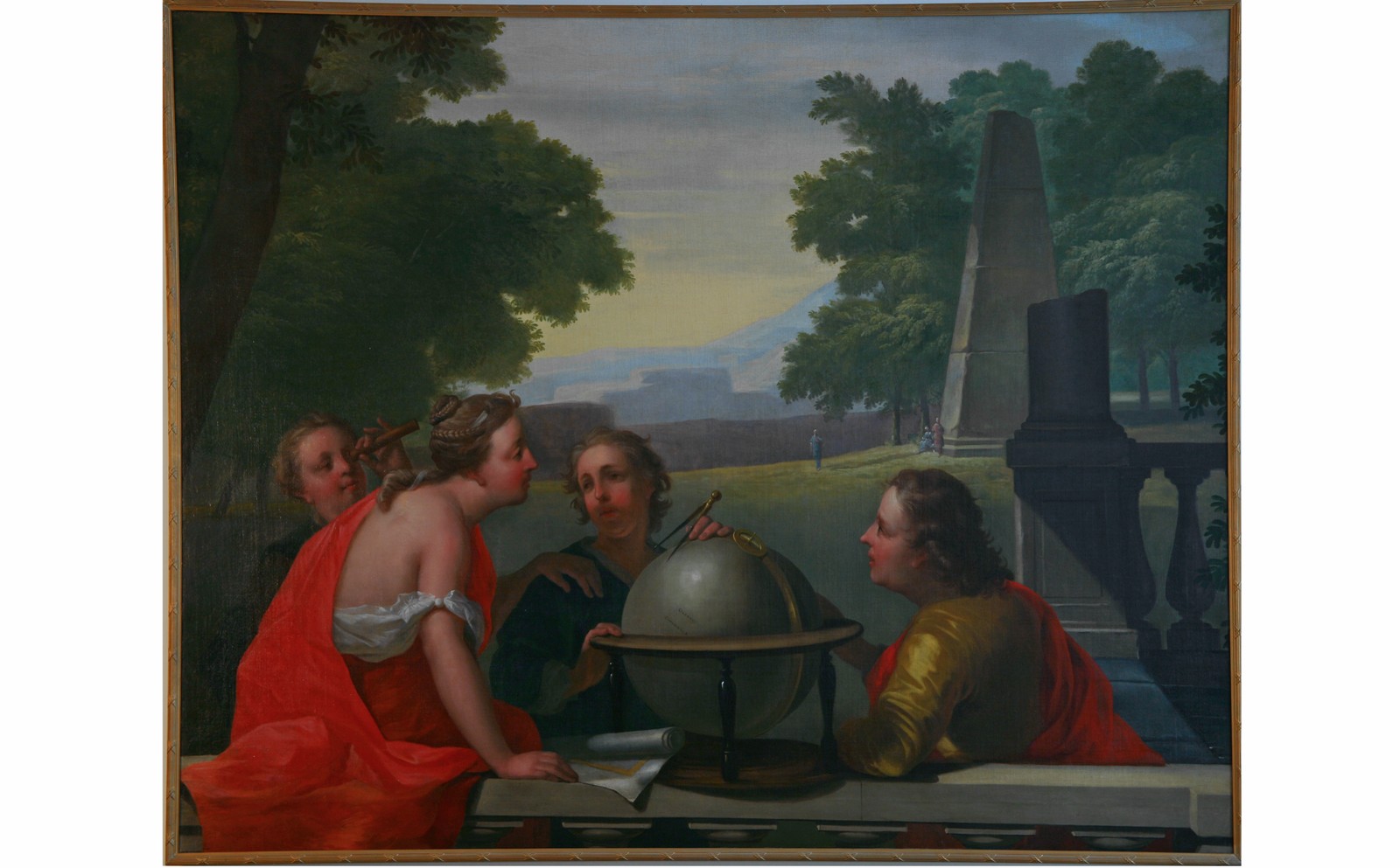 Allegoria del tatto, allegoria (dipinto, serie) di Dionys Van Nijmegen (attribuito) (XVIII secolo)