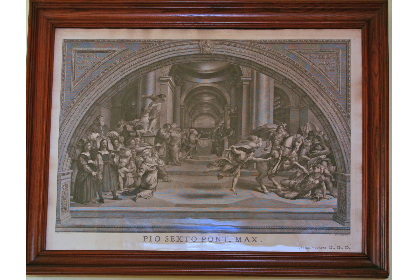 Cacciata di Eliodoro dal tempio, sacro (stampa, serie) - ambito italiano (sec. XVIII)