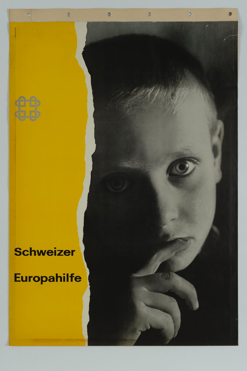 volto di bambino (manifesto) di Lenz Max - ambito svizzero (sec. XX)