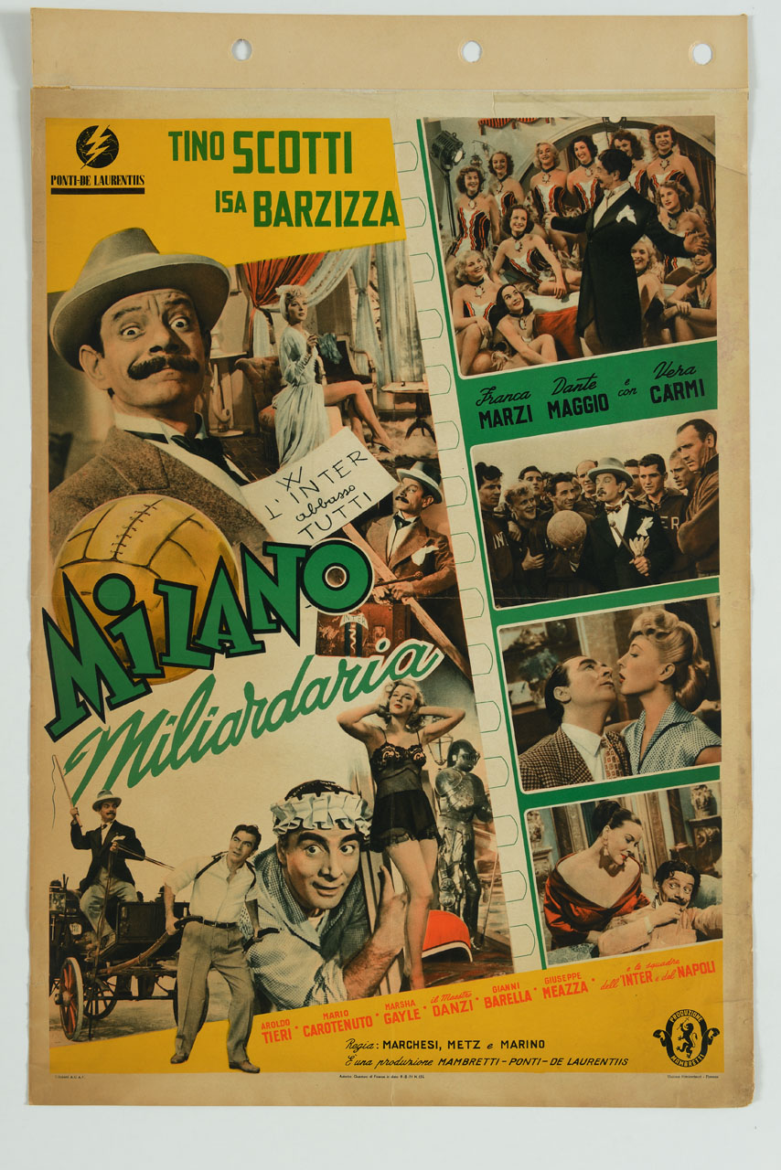 Tino Scotti e Isa Barzizza in varie scene del film (manifesto) - ambito italiano (sec. XX)