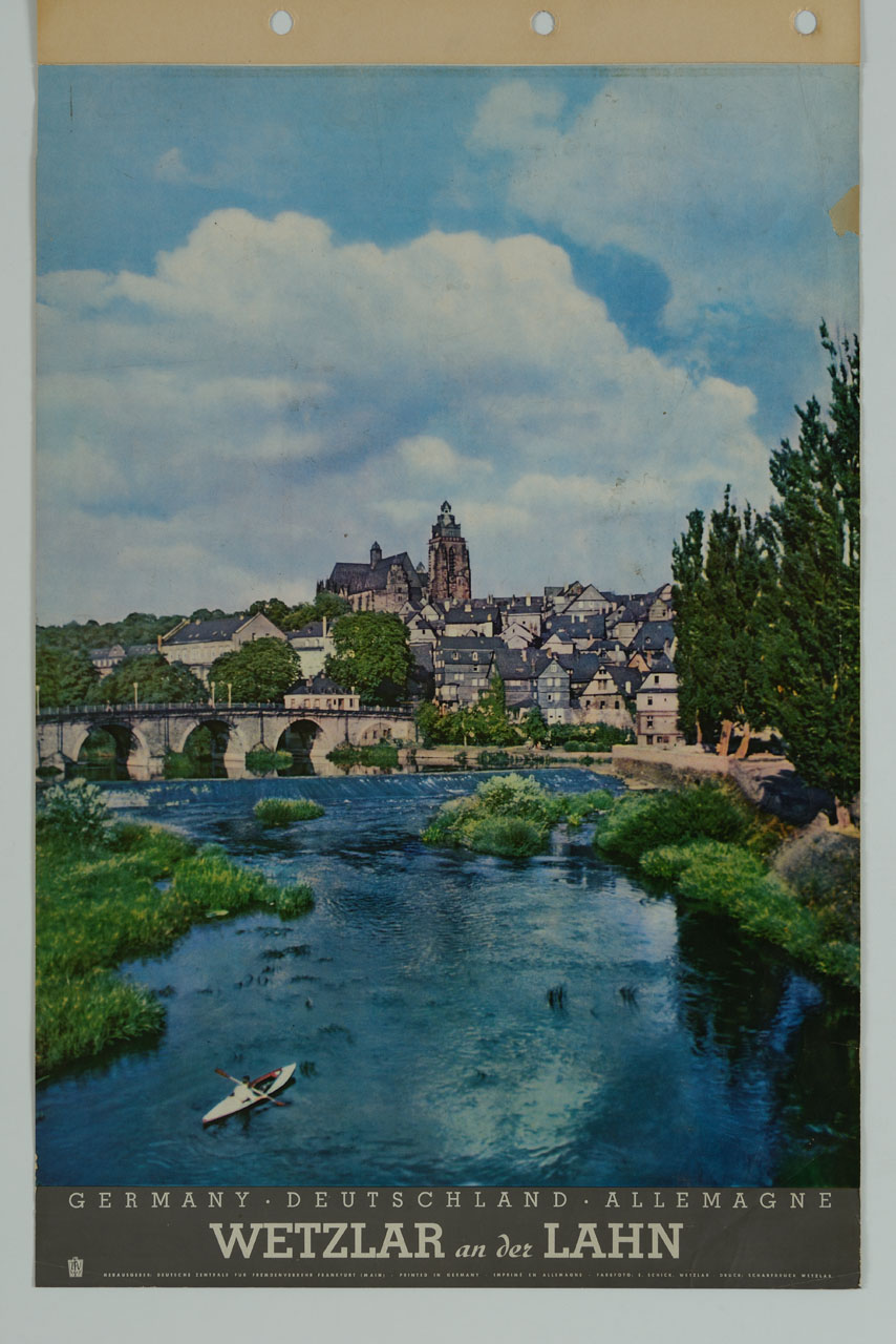 veduta di Wetzlar (manifesto) di Schick E - ambito tedesco (sec. XX)