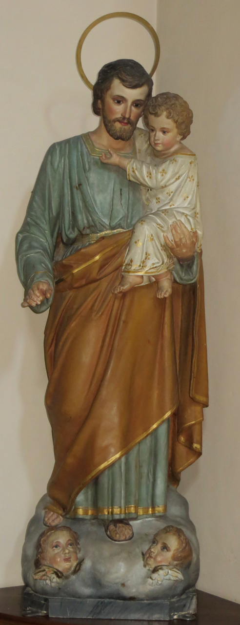 San Giuseppe e Gesu' Bambino (statua) di Rozzi, Speluzzi (fine/ inizio secc. XIX/ XX)