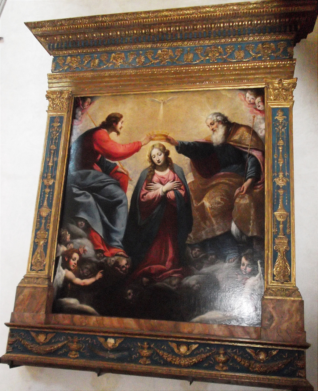 incoronazione di Maria Vergine (dipinto) di Rosselli Matteo (sec. XVII)