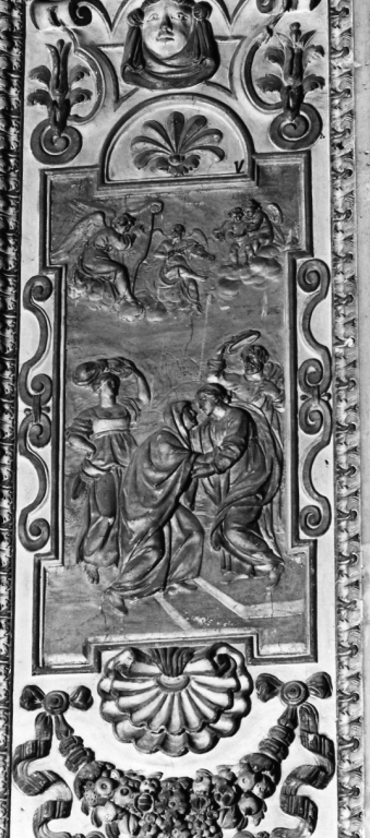 visitazione (rilievo) - ambito romano (inizio sec. XVII)