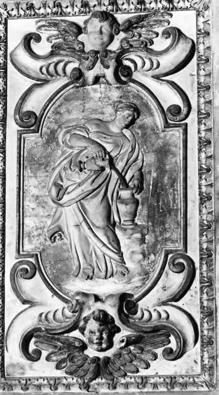 Temperanza (rilievo) - ambito romano (inizio sec. XVII)