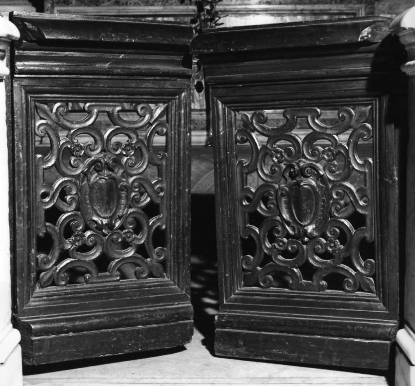 cancello di balaustrata - ambito romano (sec. XVII)