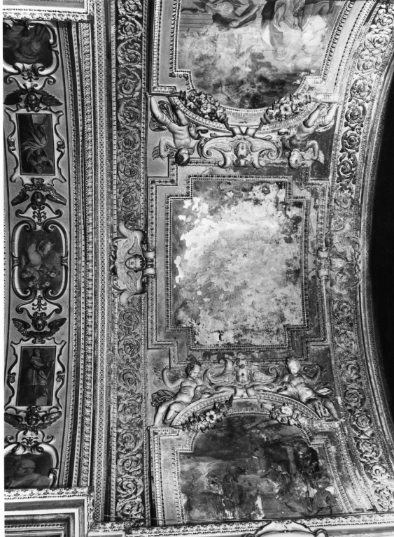 decorazione plastico-pittorica, ciclo di Gentileschi Orazio (secondo quarto sec. XVII)