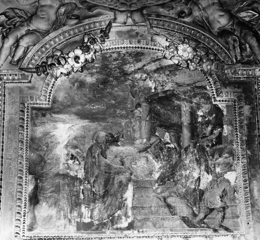 storie della vita di San Giuda Taddeo e San Simone Zelota (dipinto) di Gentileschi Orazio (secondo quarto sec. XVII)