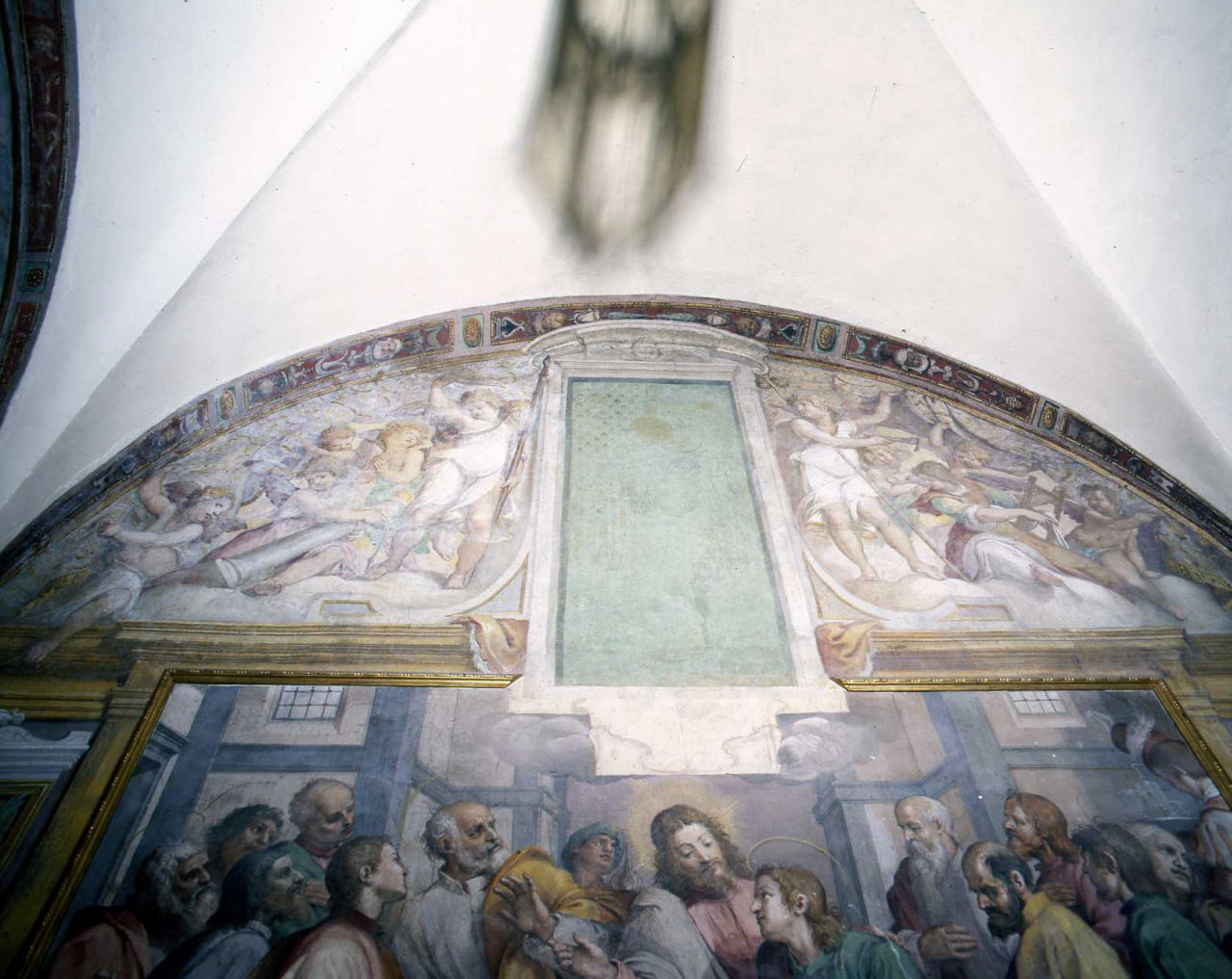 motivi decorativi a grottesche (dipinto) di Barbatelli Bernardino detto Poccetti (primo quarto sec. XVII)