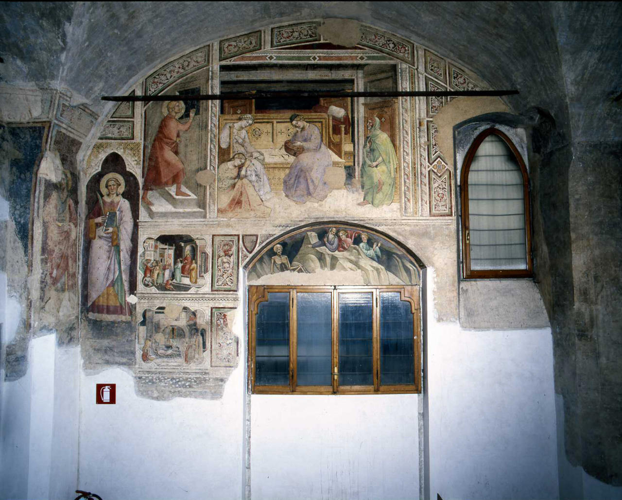 Scene della vita di San Lorenzo, San Nicola soccorre le figlie di un gentiluomo (dipinto, ciclo) di Cenni di Francesco di Ser Cenni (ultimo quarto sec. XIV)