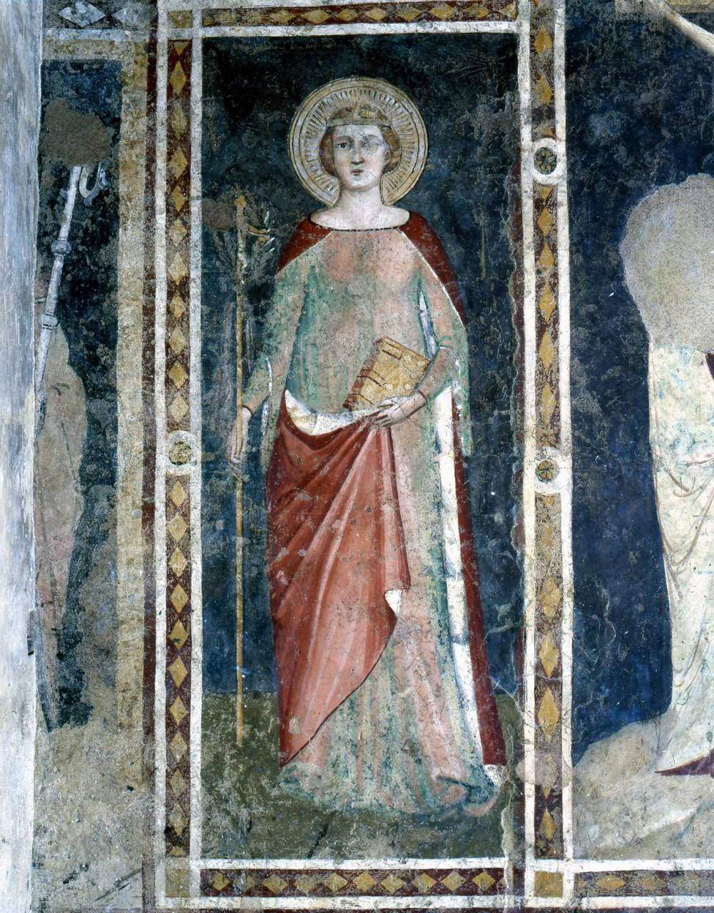 Santa martire (dipinto, ciclo) - ambito fiorentino (secondo quarto sec. XIV)