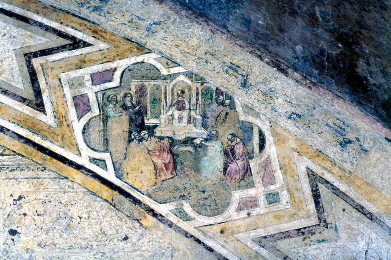 disputa di Gesù con i dottori nel tempio (dipinto, ciclo) di Cenni di Francesco di Ser Cenni (fine sec. XIV)