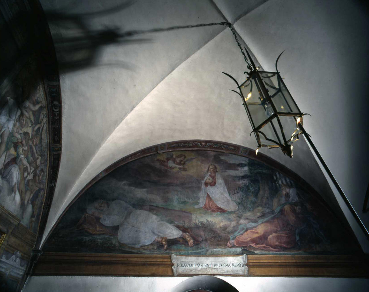 orazione di Cristo nell'orto di Getsemani (dipinto) di Boschi Fabrizio (primo quarto sec. XVII)