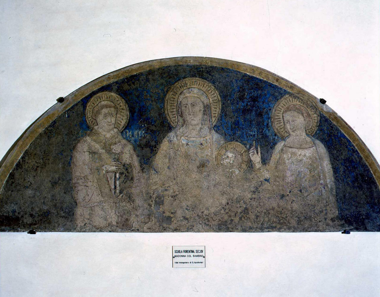 Madonna con Bambino e Santi (dipinto) - ambito fiorentino (sec. XIV)