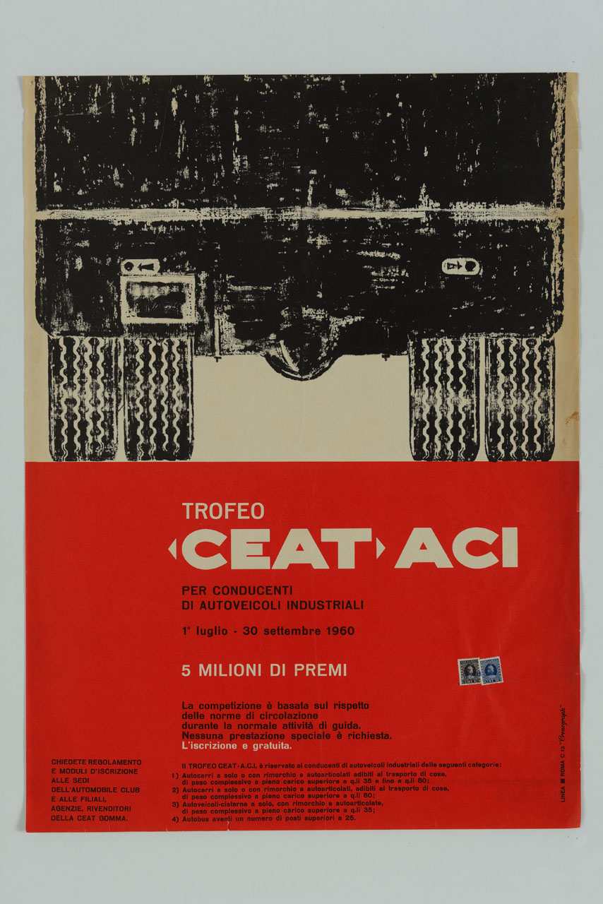 parte posteriore di un autocarro (locandina) - ambito italiano (sec. XX)