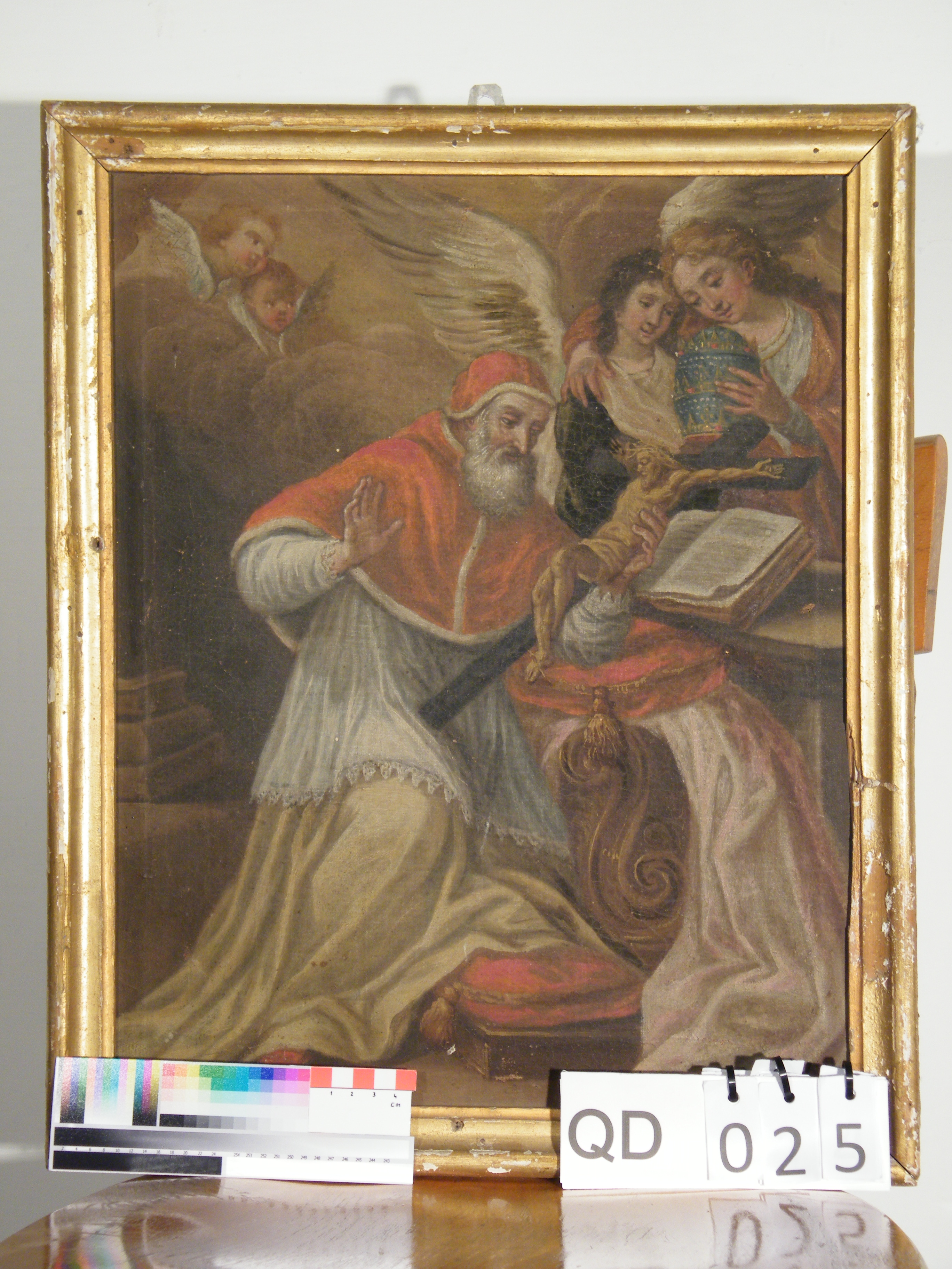 San Pio V papa (dipinto, coppia) di Ricci Natale (e aiuti) (sec. XVIII)