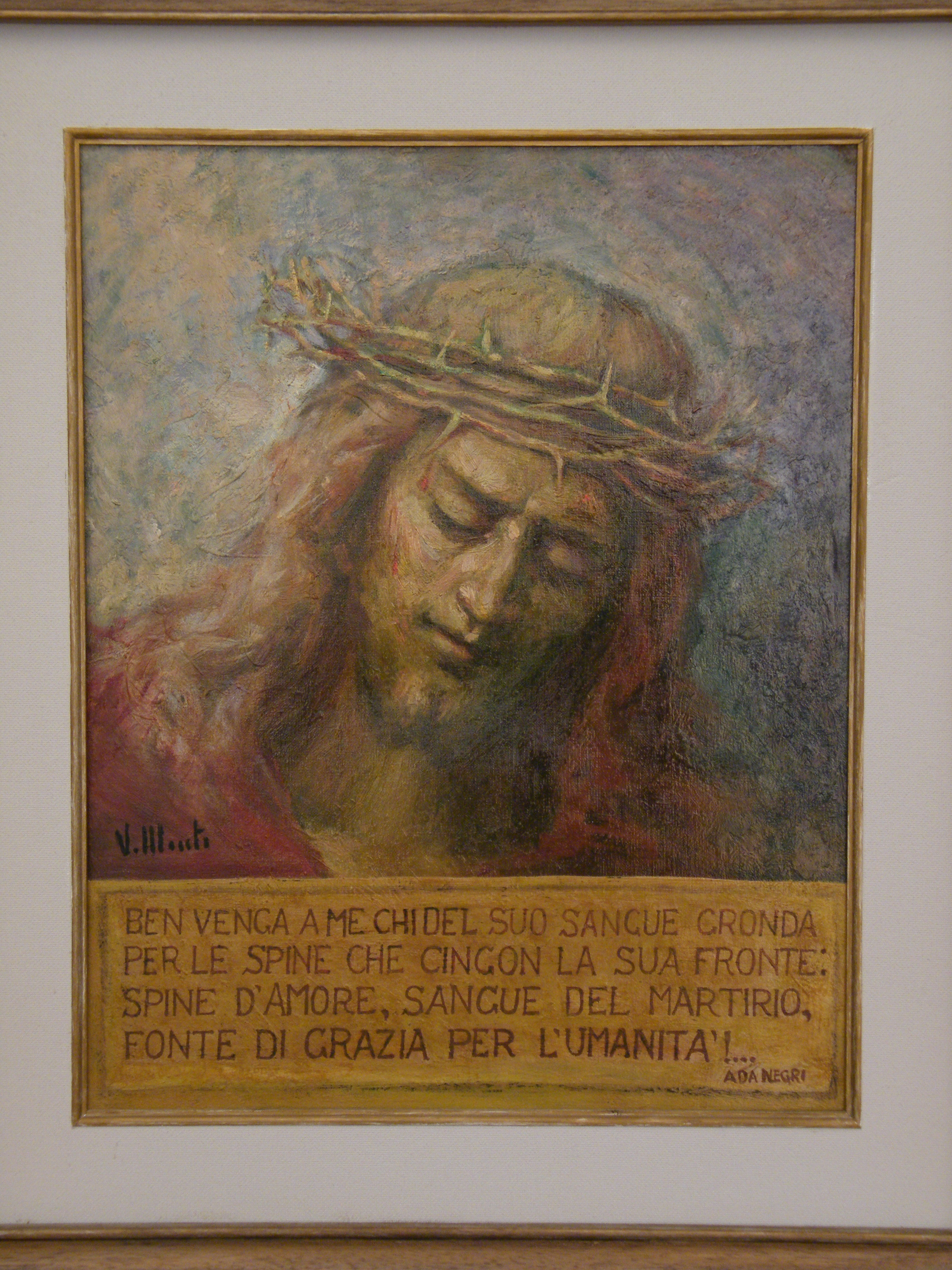 Ecce Homo (dipinto) di Monti Vincenzo (sec. XX)