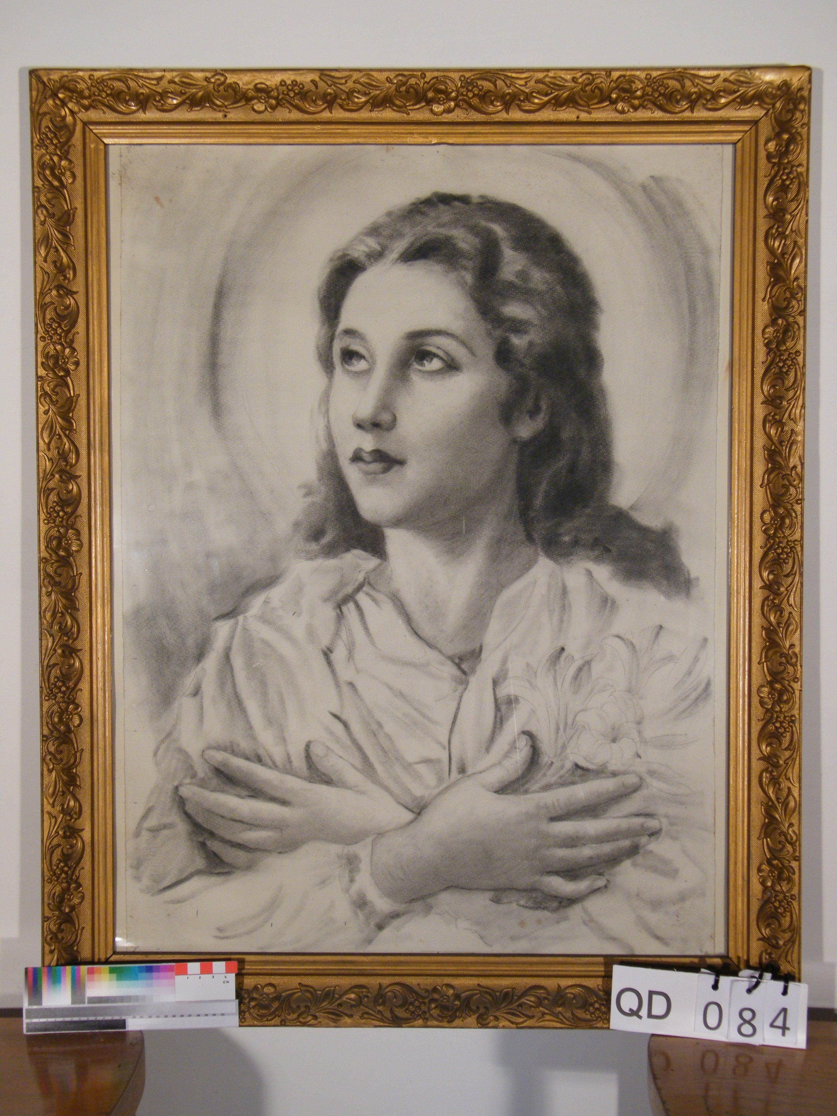 Santa Maria Goretti (disegno) di Monti Vincenzo (attribuito) (sec. XX)