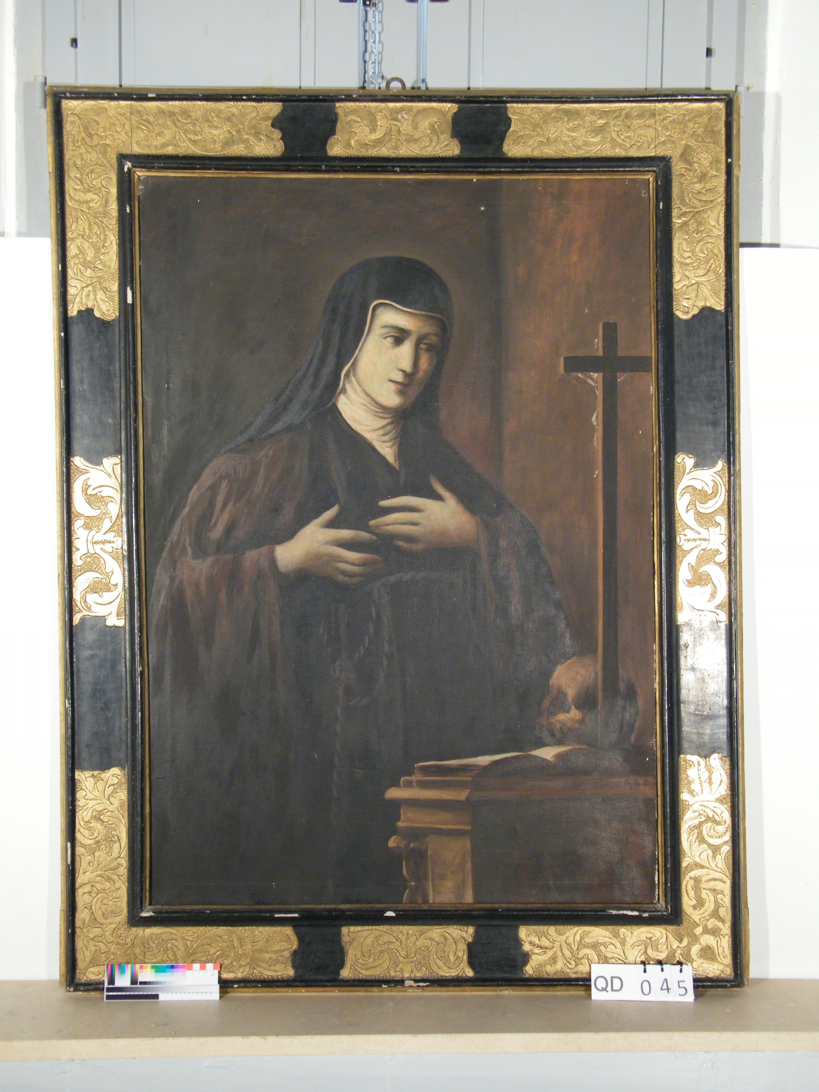 Santa Battista da Varano (dipinto) di Monti Vincenzo (attribuito) (terzo quarto sec. XX)