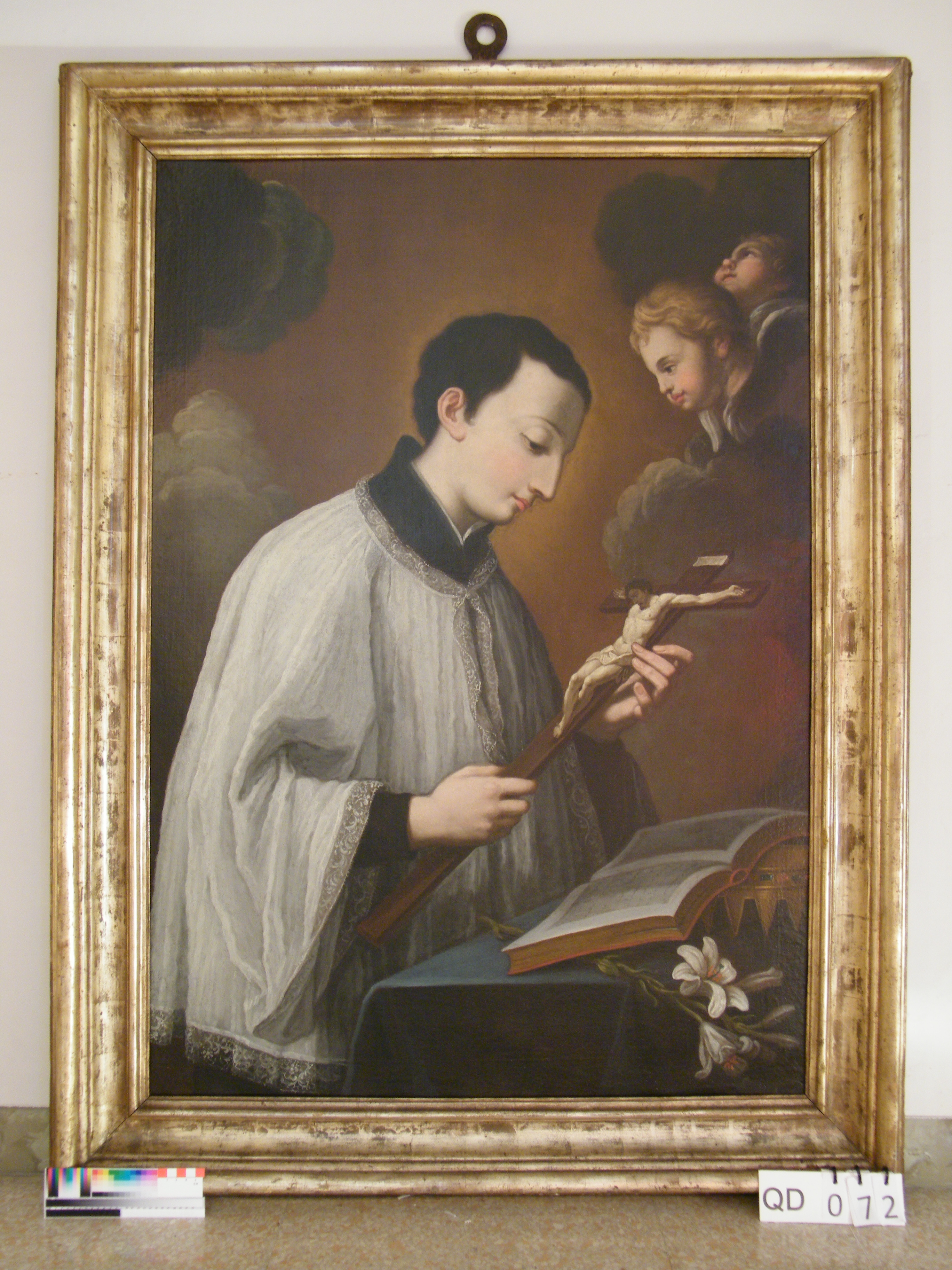 San Luigi Gonzaga (dipinto) di Ricci Filippo (attribuito) (sec. XVIII)