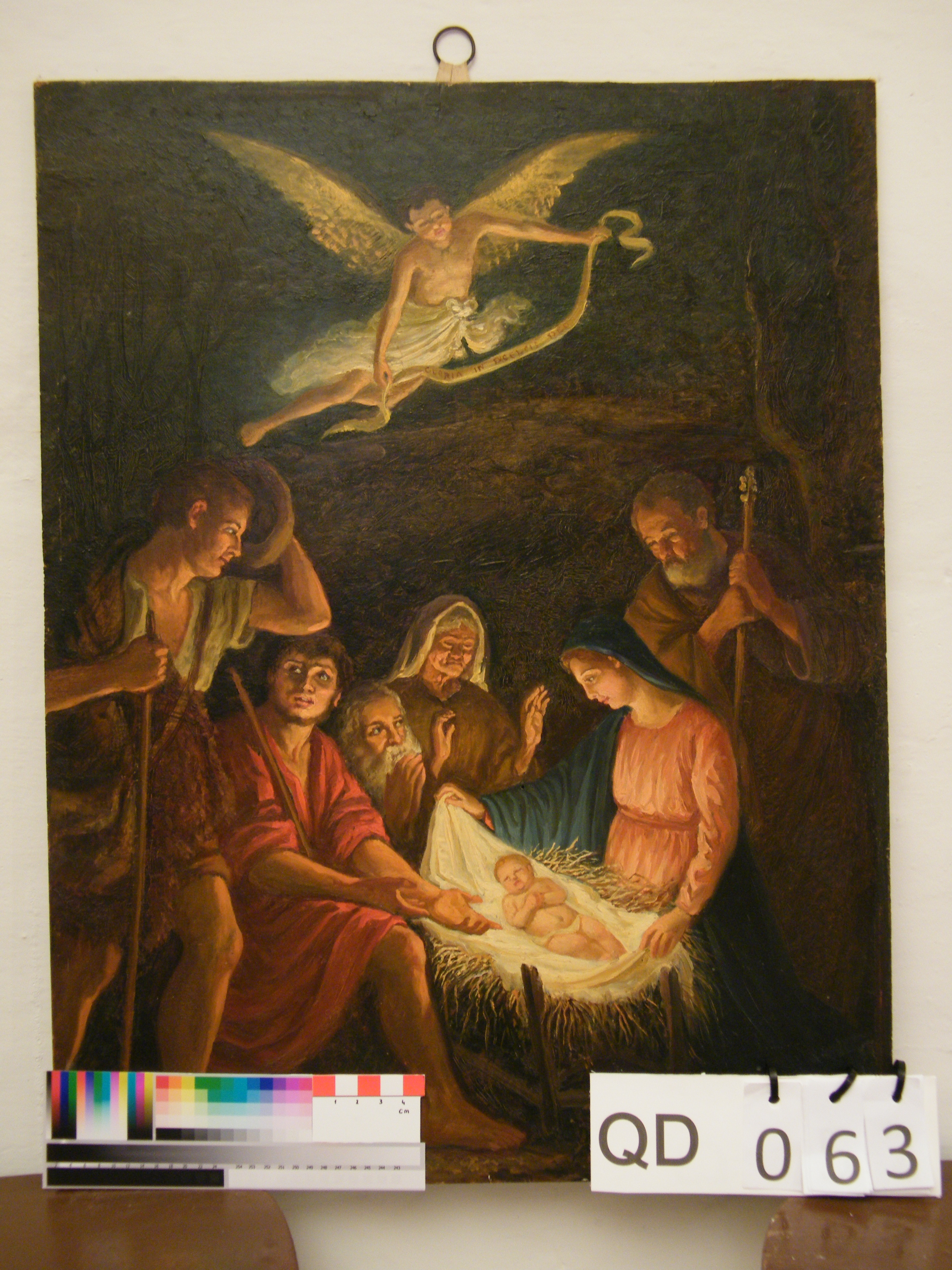 adorazione dei pastori (dipinto) di Toscani Giuseppe (sec. XX)