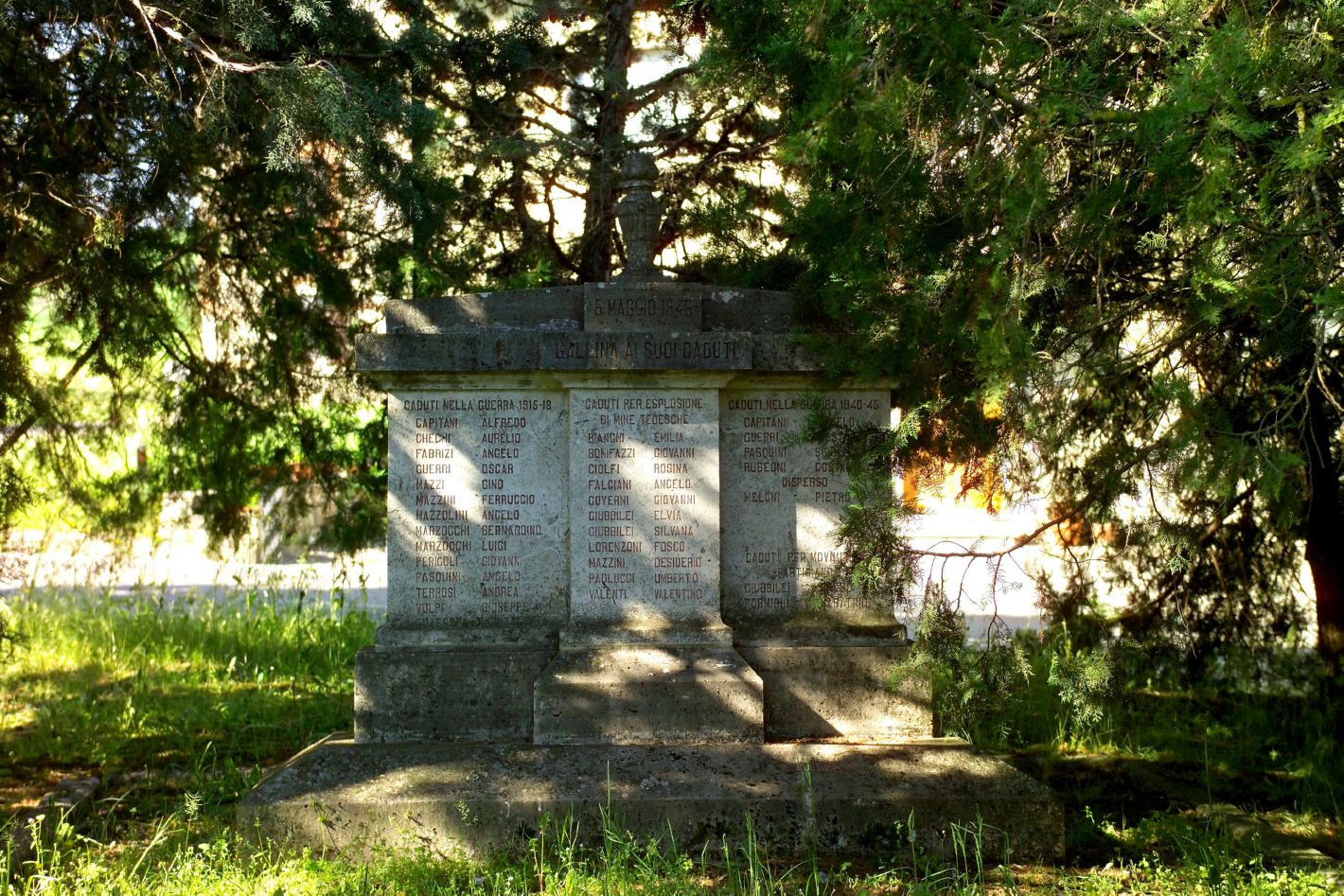 monumento ai caduti - ad ara - bottega toscana (sec. XX)