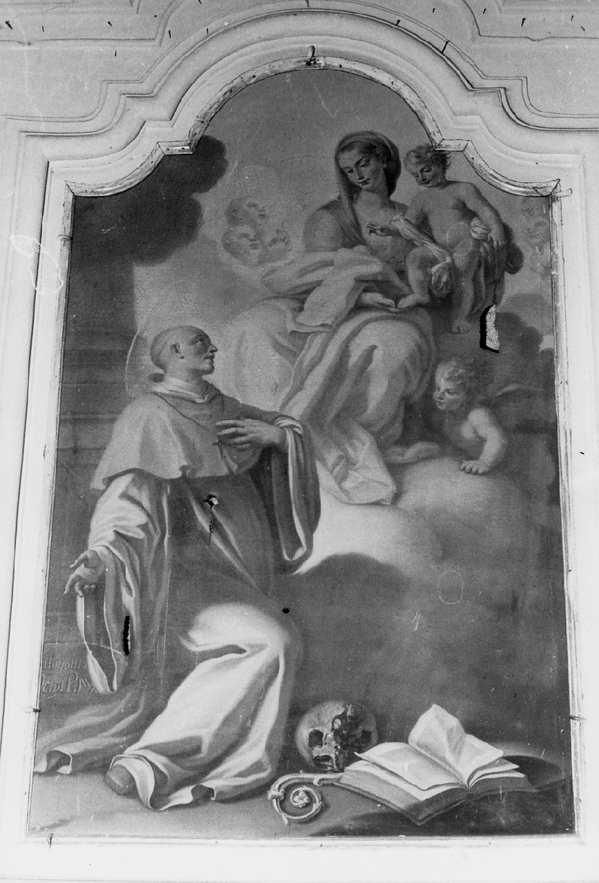 Madonna in gloria (dipinto, opera isolata) di Velpi Aloisio (sec. XVIII)
