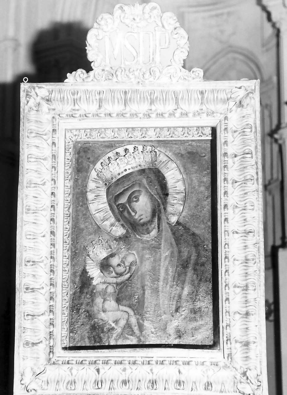 Madonna del Pilerio, Madonna con Bambino (dipinto, opera isolata) - ambito Italia meridionale (seconda metà sec. XIII)