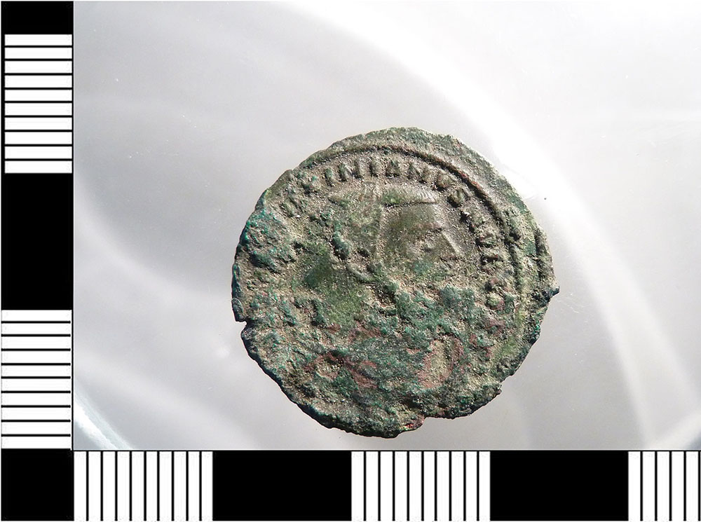 moneta - frazione di follis (Eta' di Diocleziano)