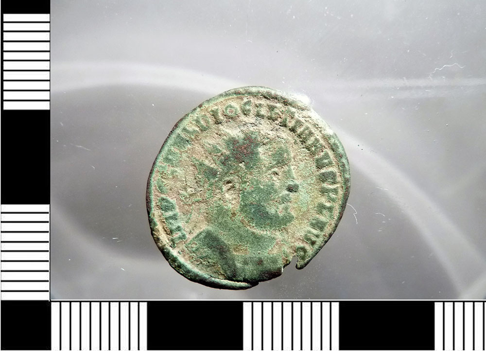 moneta - frazione di follis (Eta' di Diocleziano)