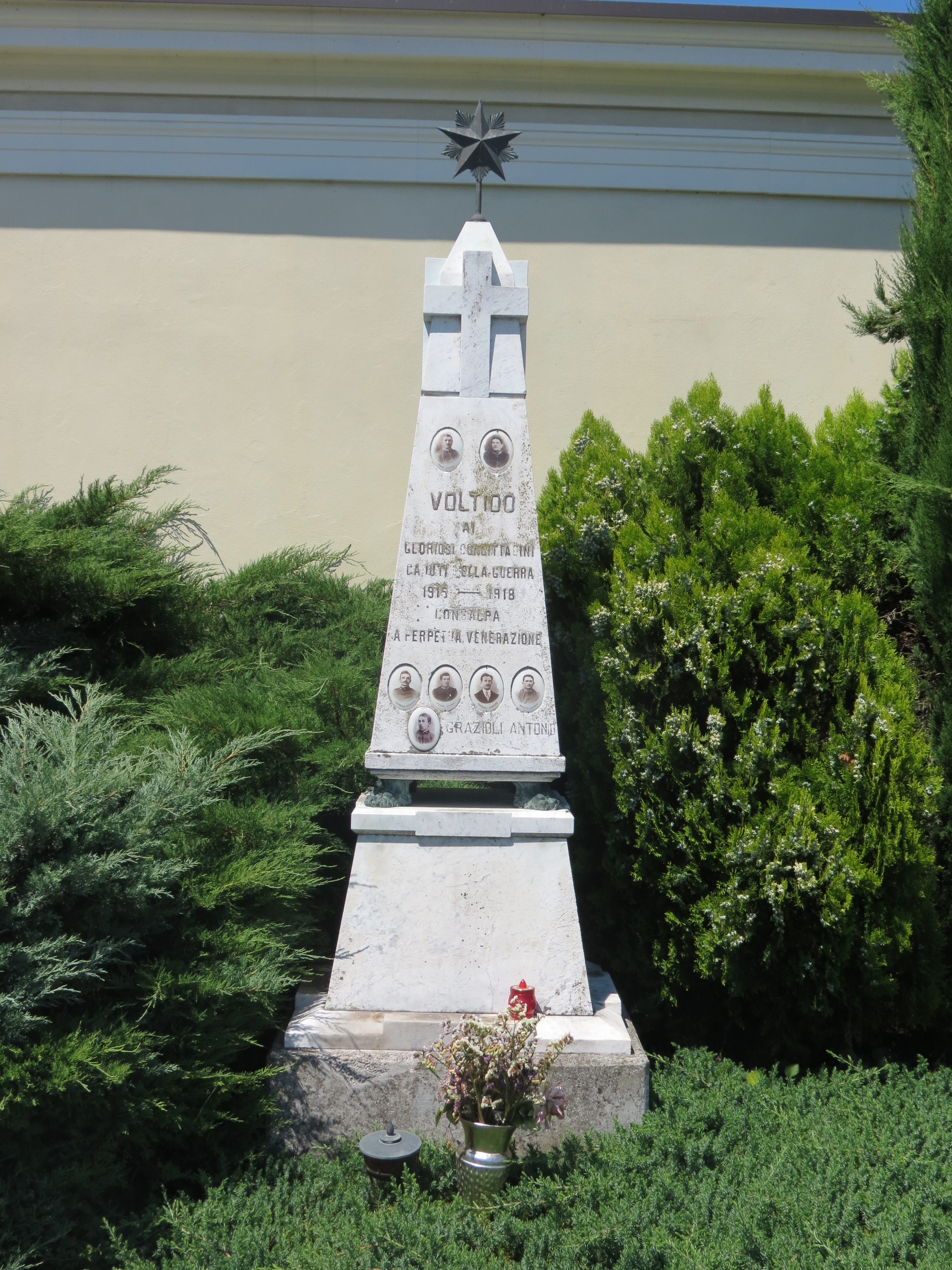 monumento ai caduti - ad obelisco - ambito italiano (sec. XX)