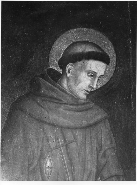 Cristo nel sepolcro (predella, elemento d'insieme) di Aquili Antonio detto Antoniazzo Romano (scuola) (inizio sec. XVI)