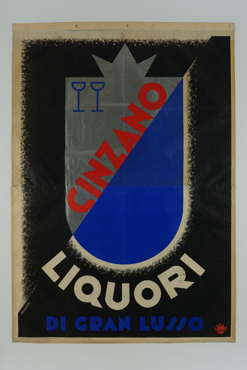 stemma con due calici (manifesto) di Diulgheroff Nikolay (sec. XX)