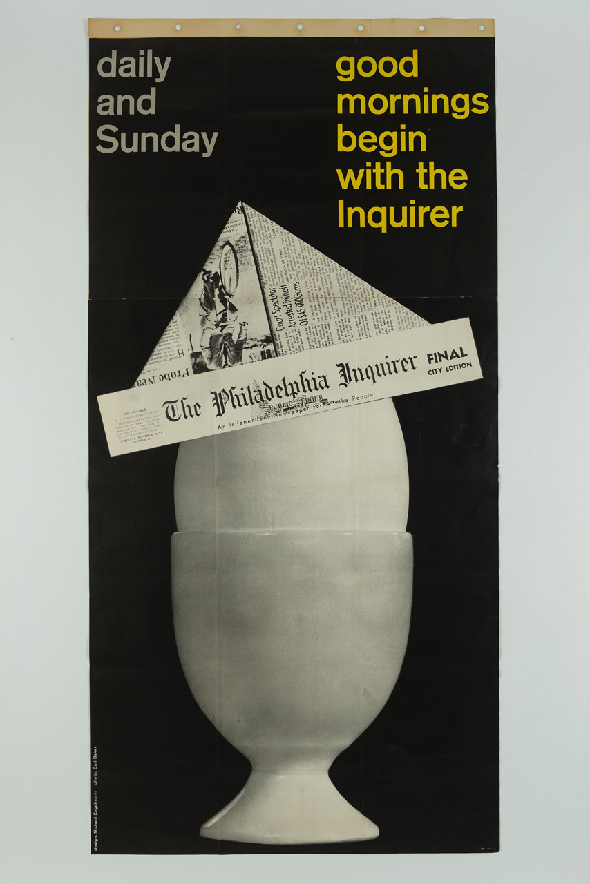 uovo in un portauovo coperto con un cappello fatto con un origami di carta di giornale (manifesto) di Engelmann Michael (sec. XX)