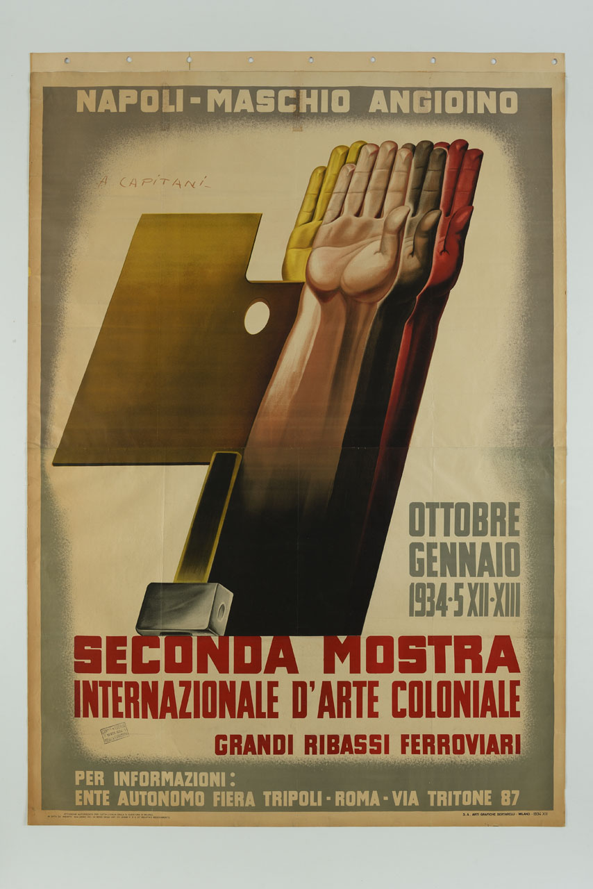 COLONIE TRIPOLITANIA 1934 II MOSTRA INTERNAZIONALE D'ARTE MISTA G.O * N770 