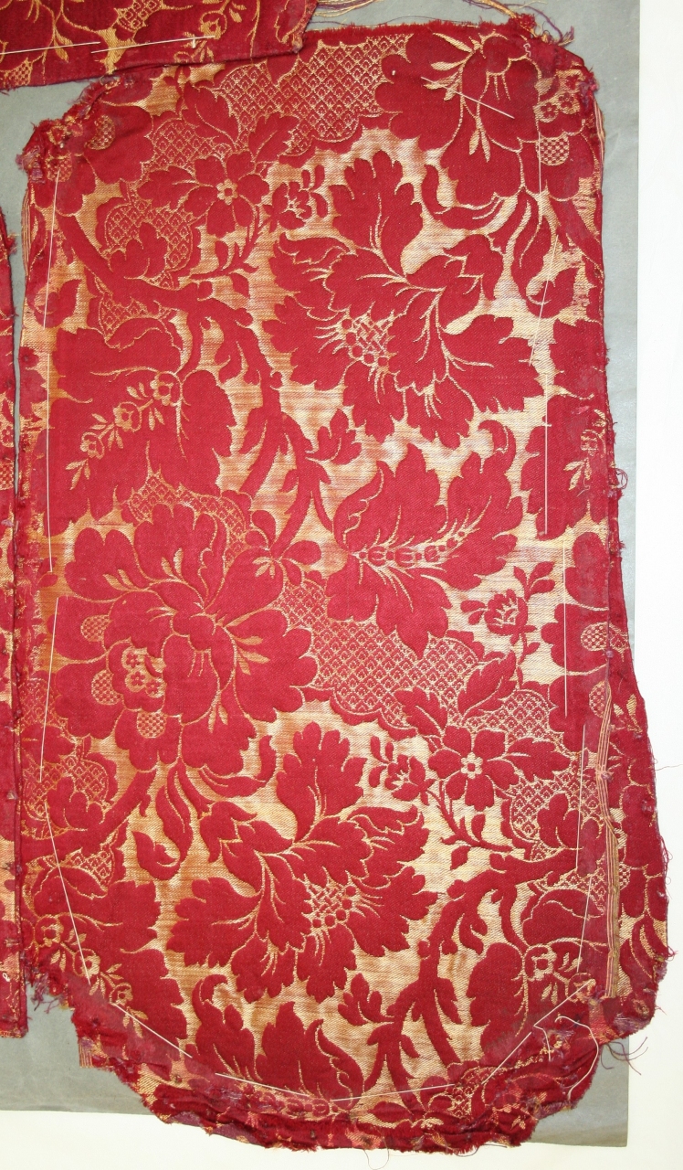 tessuto, frammento - ambito italiano (terzo quarto sec. XIX)