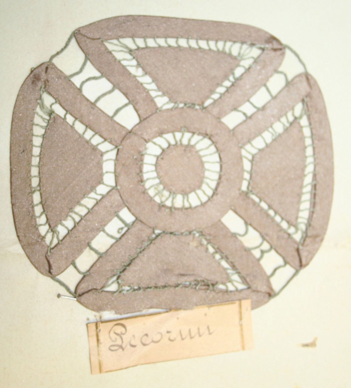 decorazione a ricamo, opera isolata - ambito milanese (inizio sec. XX)
