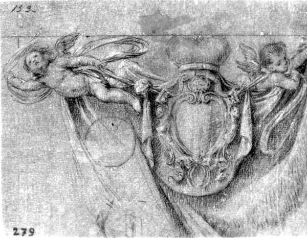 stemma (disegno) di Nocchi Bernardino (attribuito) (seconda metà sec. XVIII)