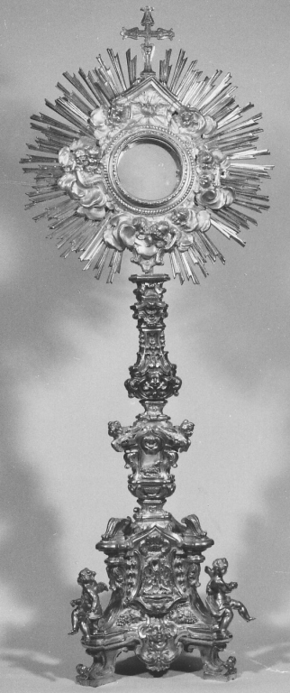 ostensorio - ambito romano (sec. XVIII)