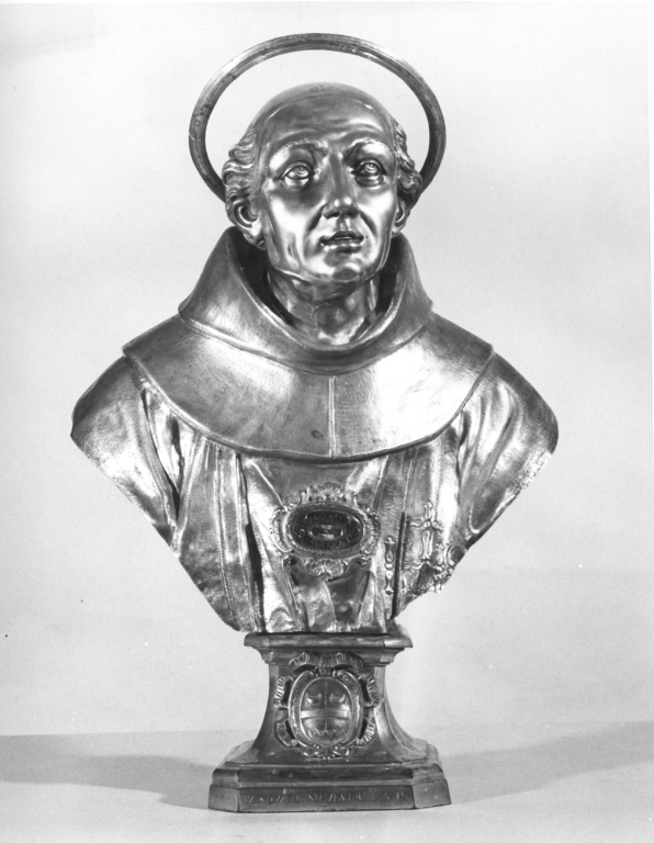 San Bernardino (reliquiario - a busto) di Silvestri Pasquale (sec. XVIII)