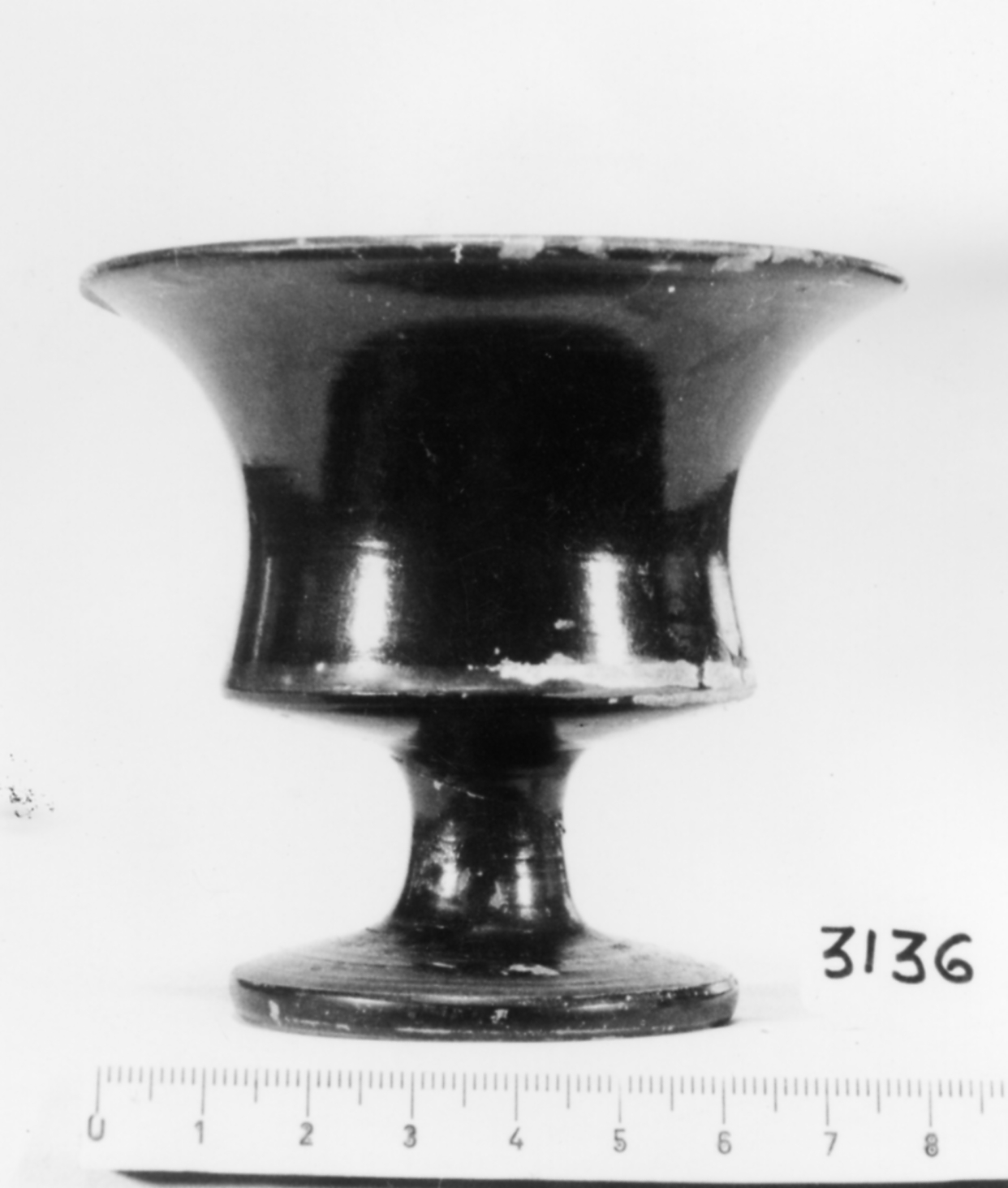 bicchiere a calice - produzione attica (primo quarto sec. V a.C)