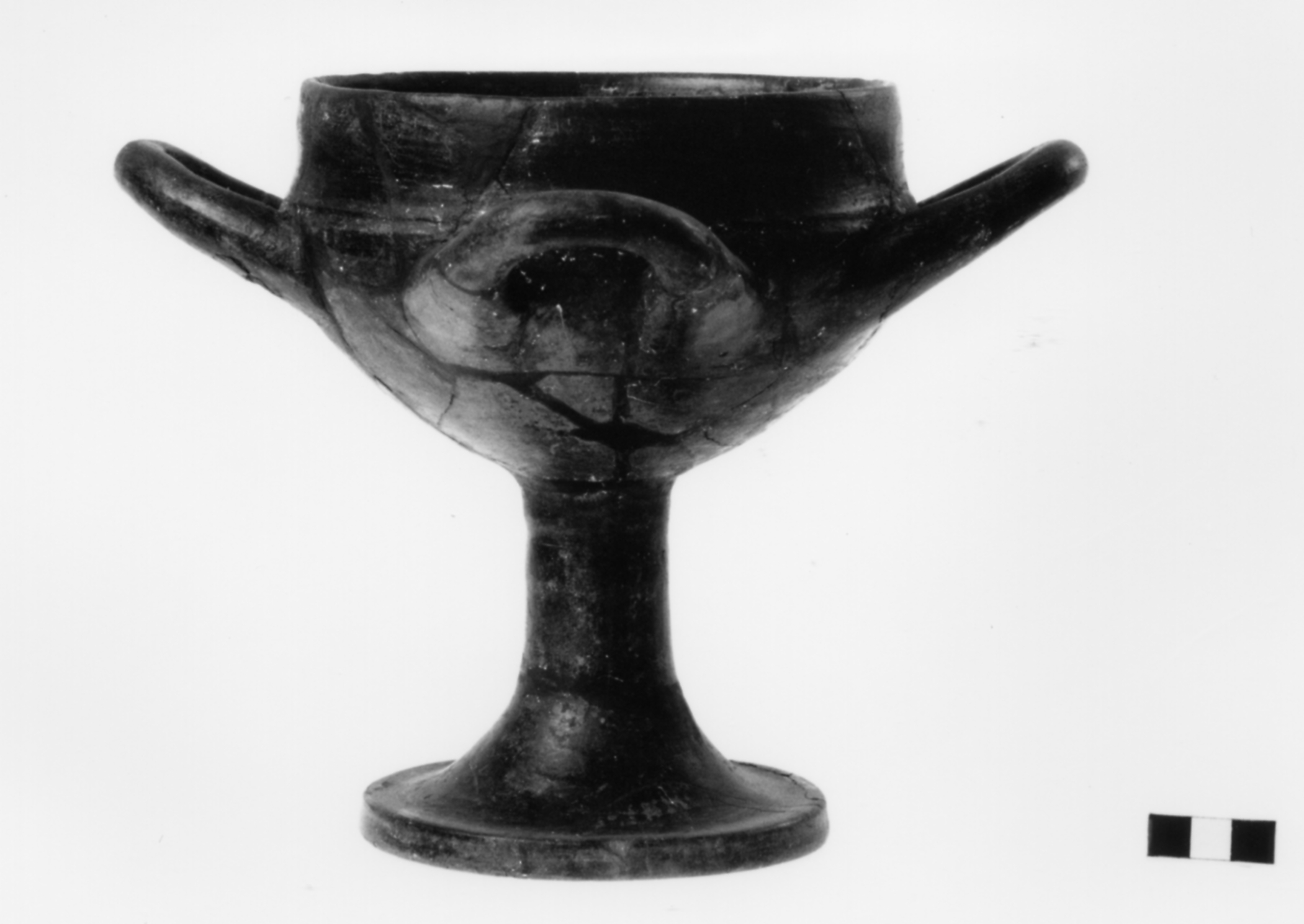 calice quadriansato - fase Piceno IV B (secc. VI - V a.C)