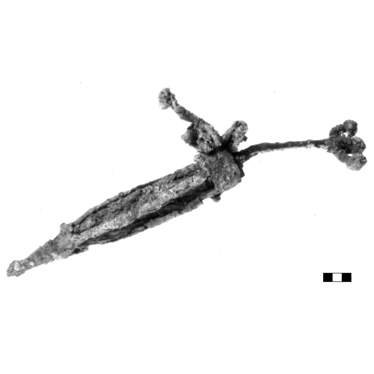 pugnale con fodero - fase Piceno IV A (sec. VI a.C)